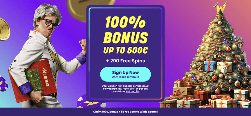 Wildz casino bonus