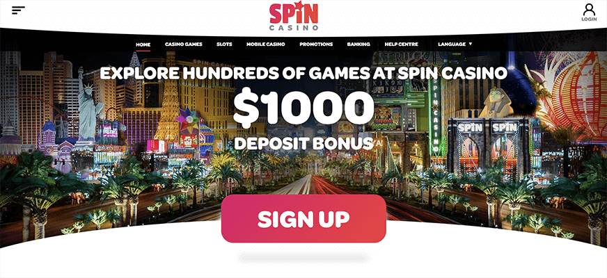 Spin casino bonus